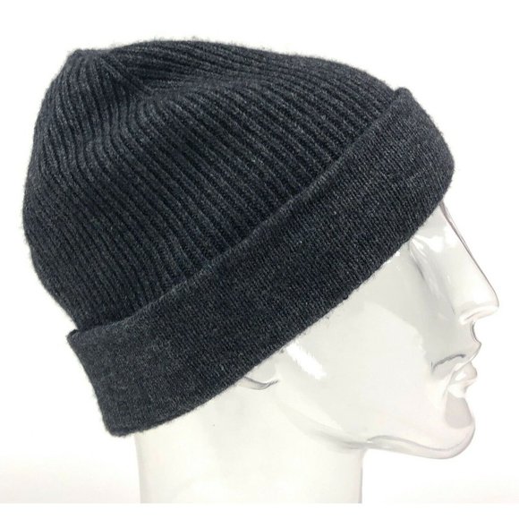 True Religion World Tour Unisex Gray Wool Winter Beanie Hat Skull Cap OSFA - Picture 4 of 10